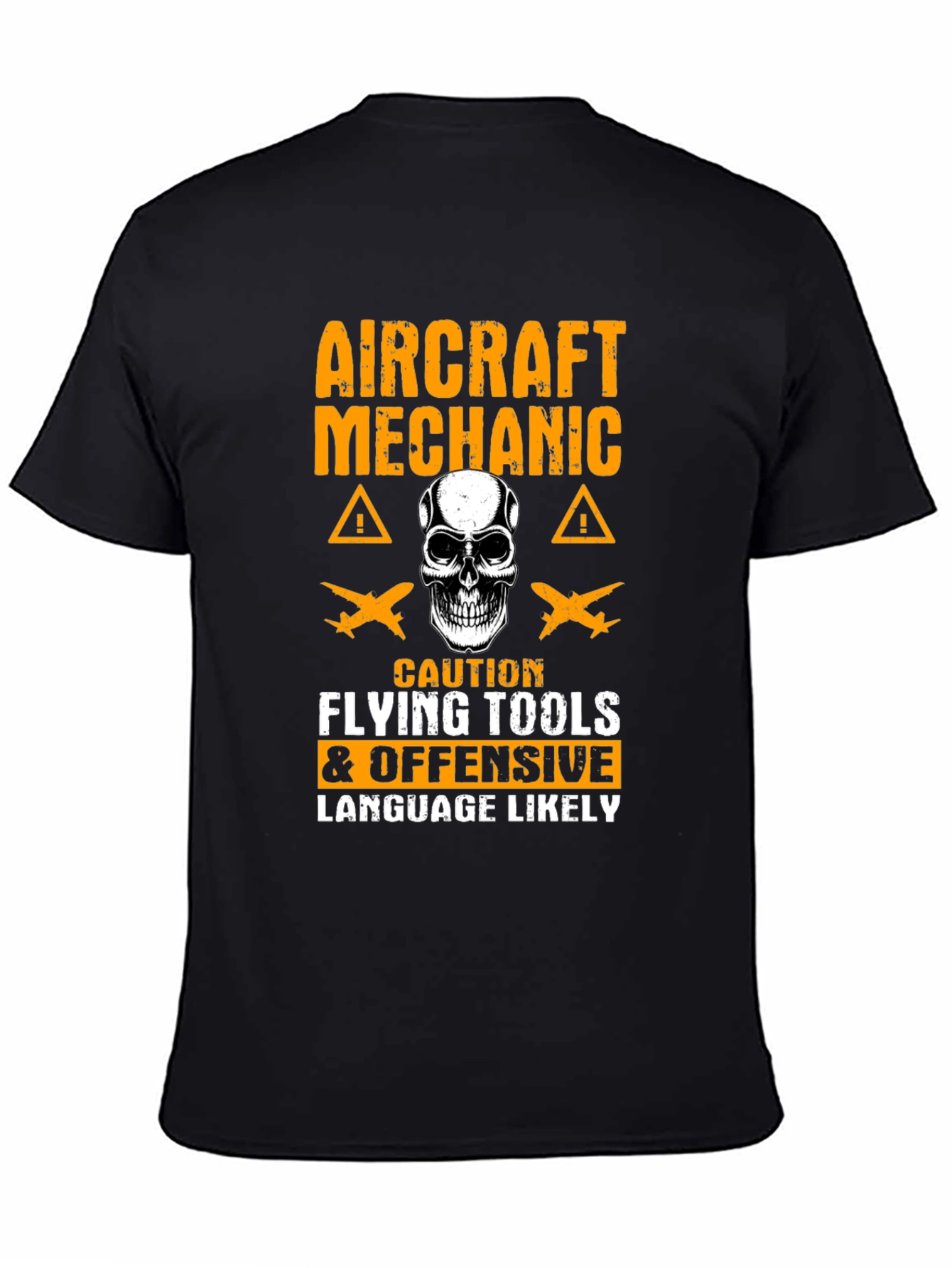 Aircraft Mechanic Caution T-Shirt