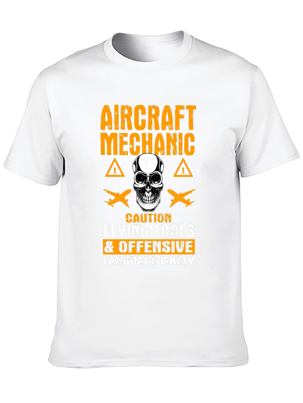 Aircraft Mechanic Caution T-Shirt