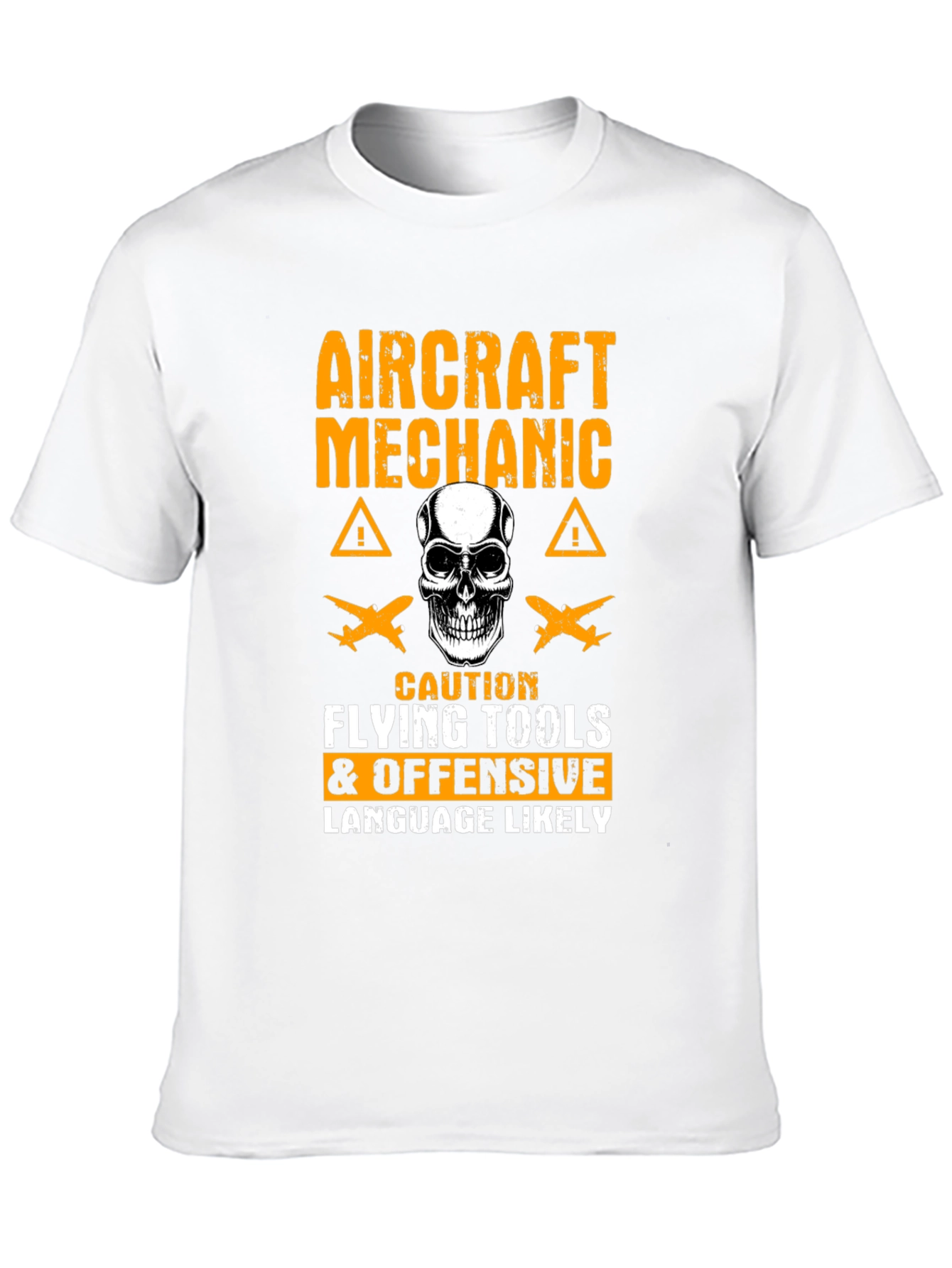 Aircraft Mechanic Caution T-Shirt