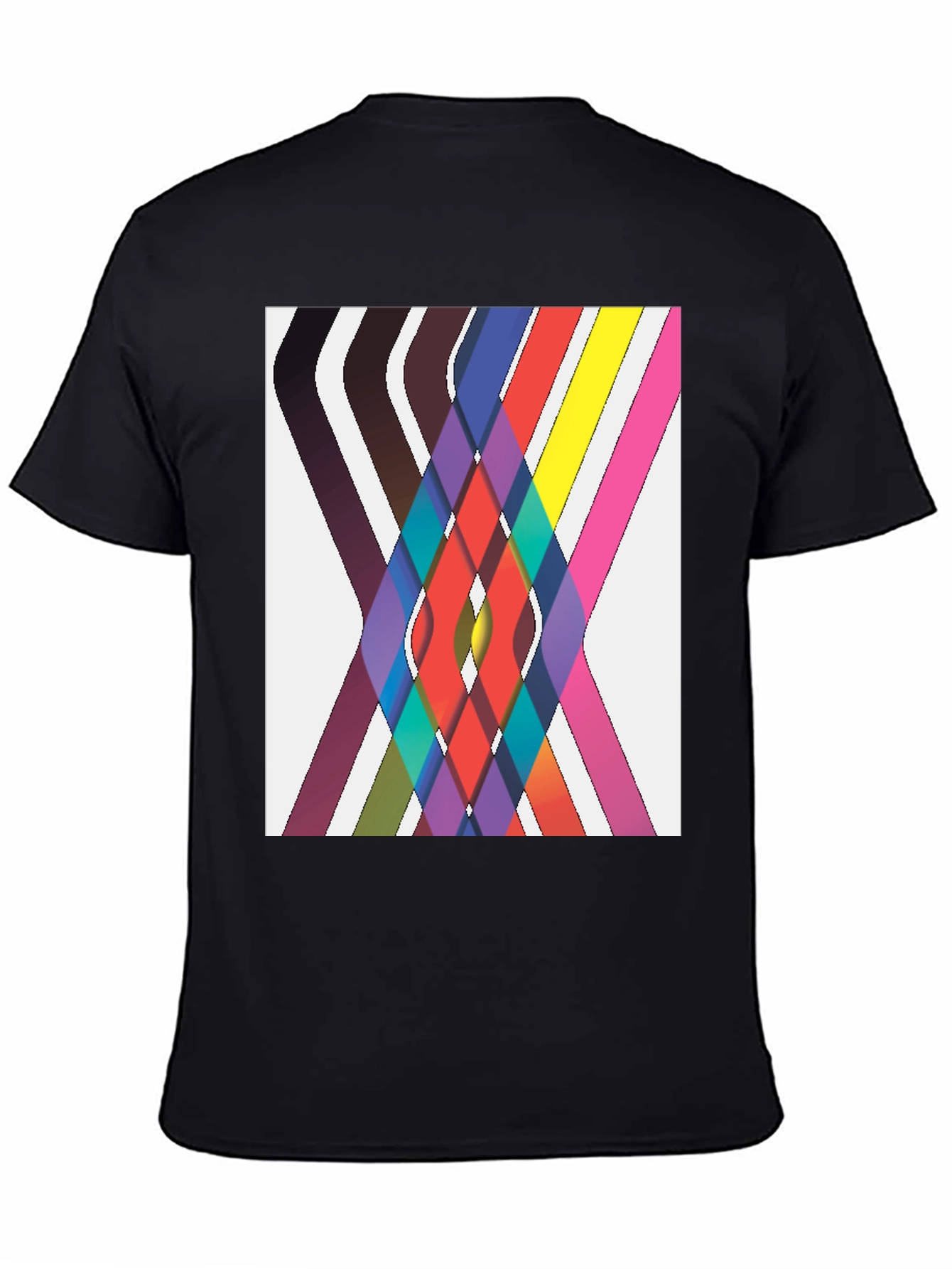 Abstract Geometric Tee - Artistic Comfort