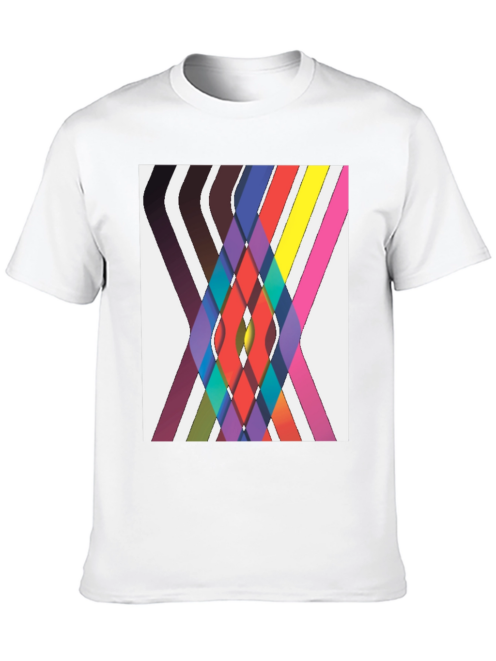 Abstract Geometric Tee - Artistic Comfort