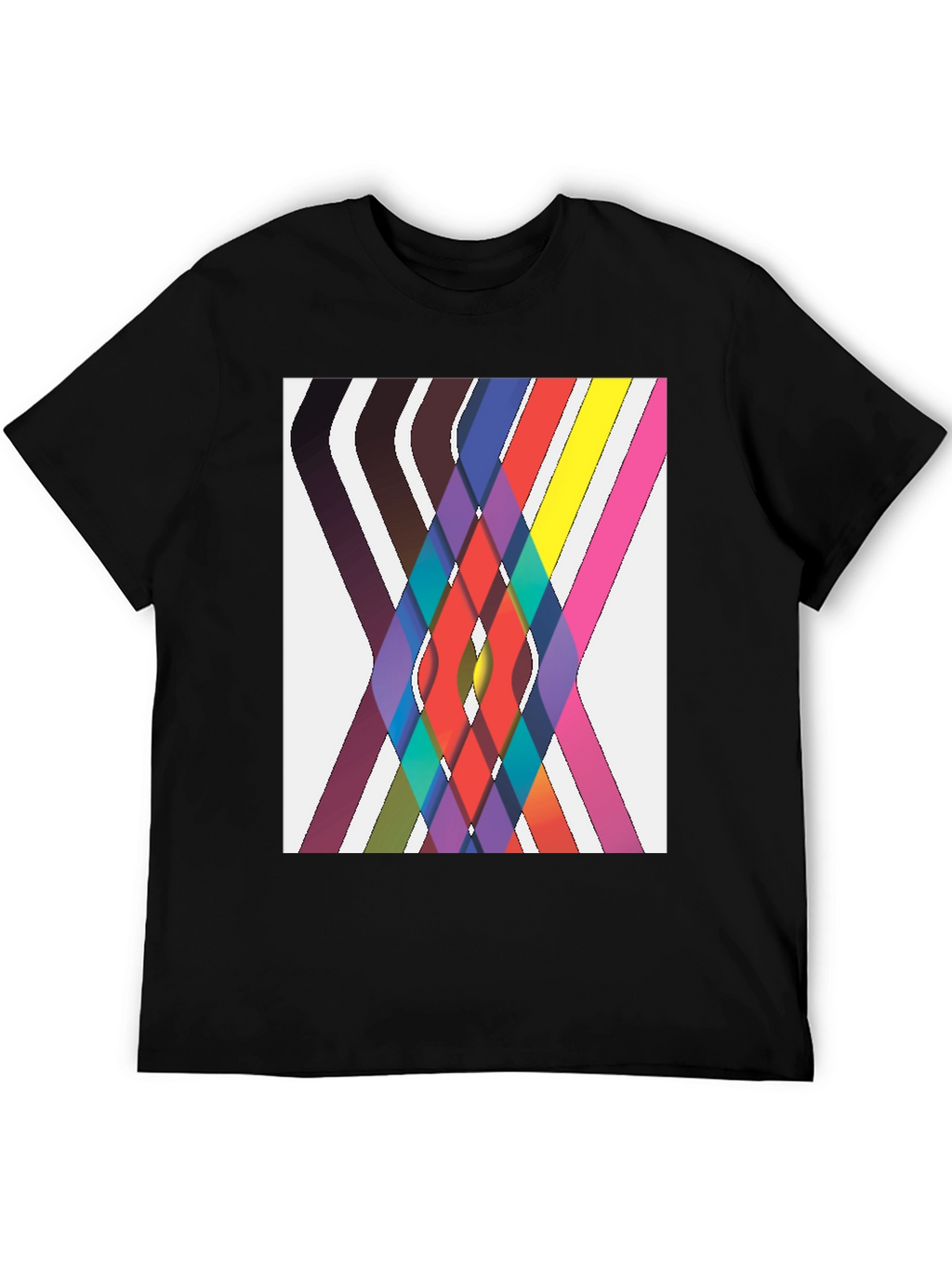 Abstract Geometric Tee - Artistic Comfort