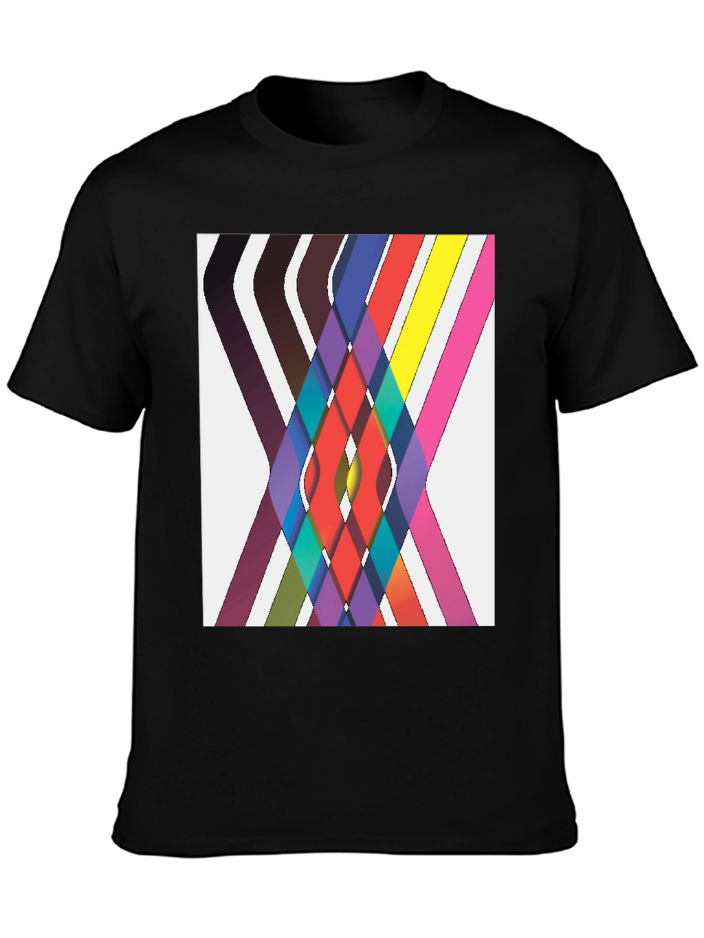 Abstract Geometric Tee - Artistic Comfort