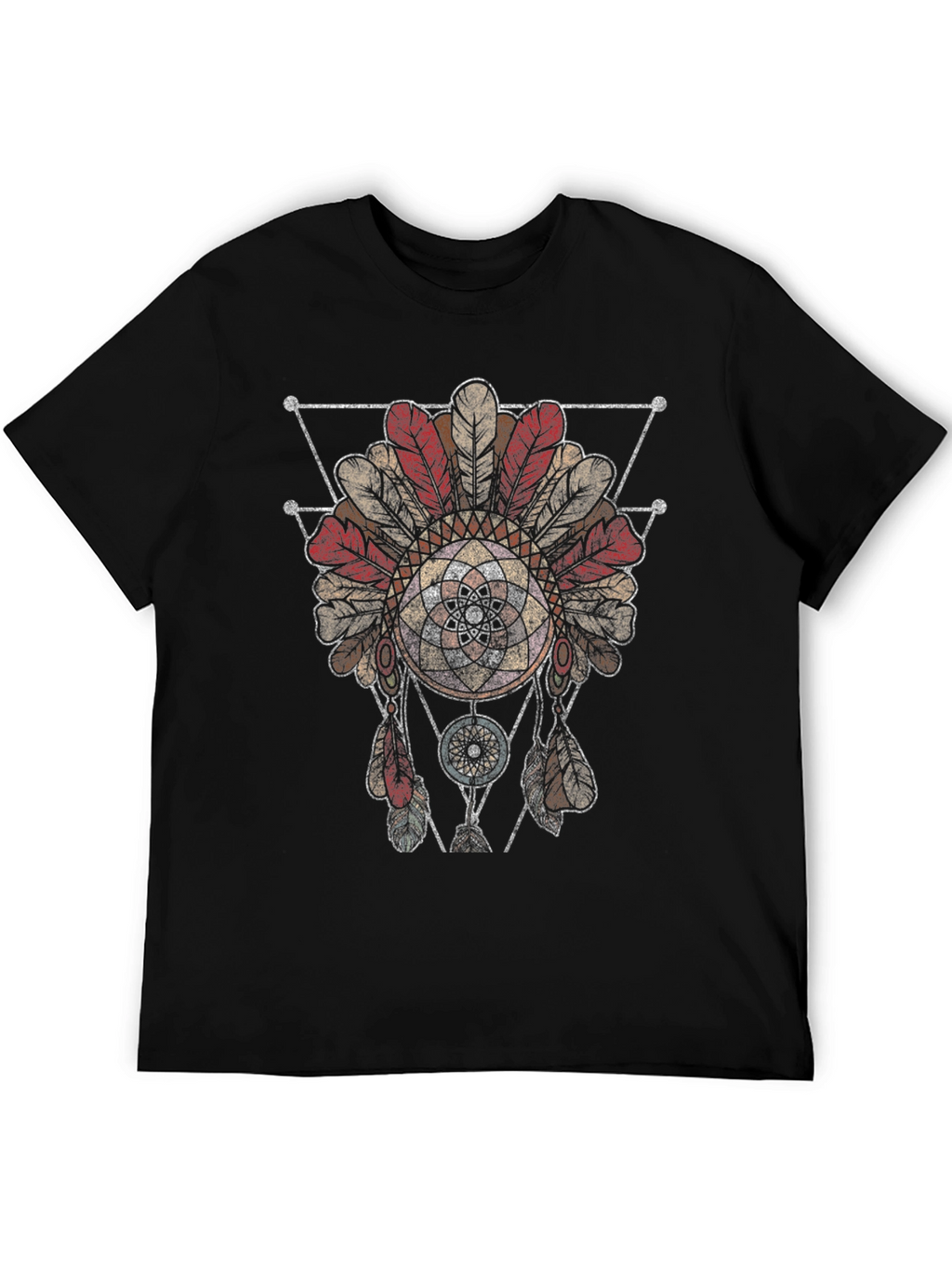 Dreamcatcher Graphic Tee - Native American Style Shirt