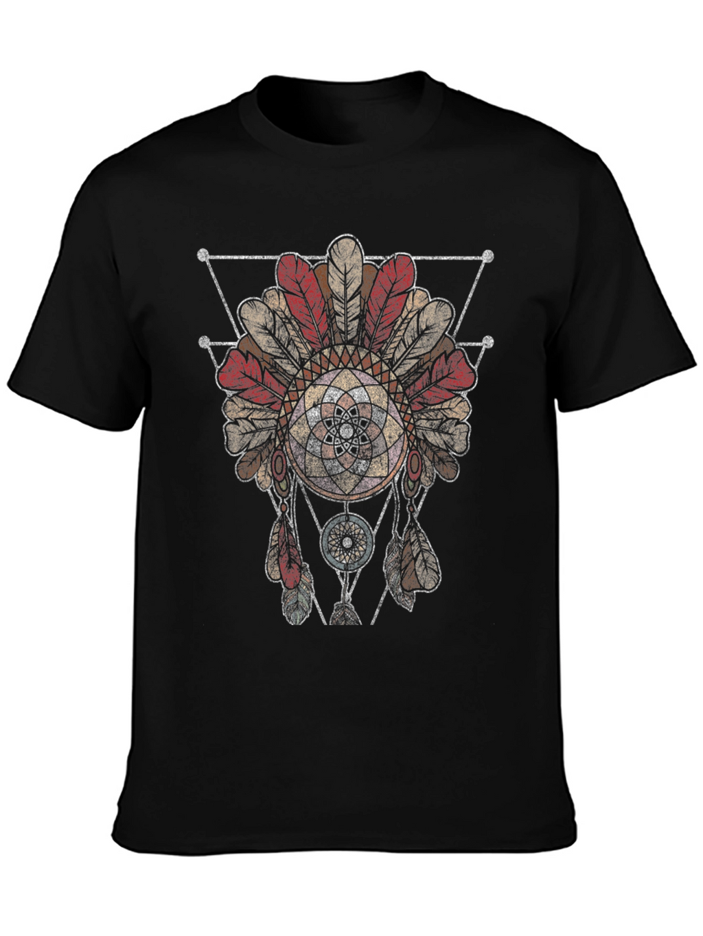 Dreamcatcher Graphic Tee - Native American Style Shirt