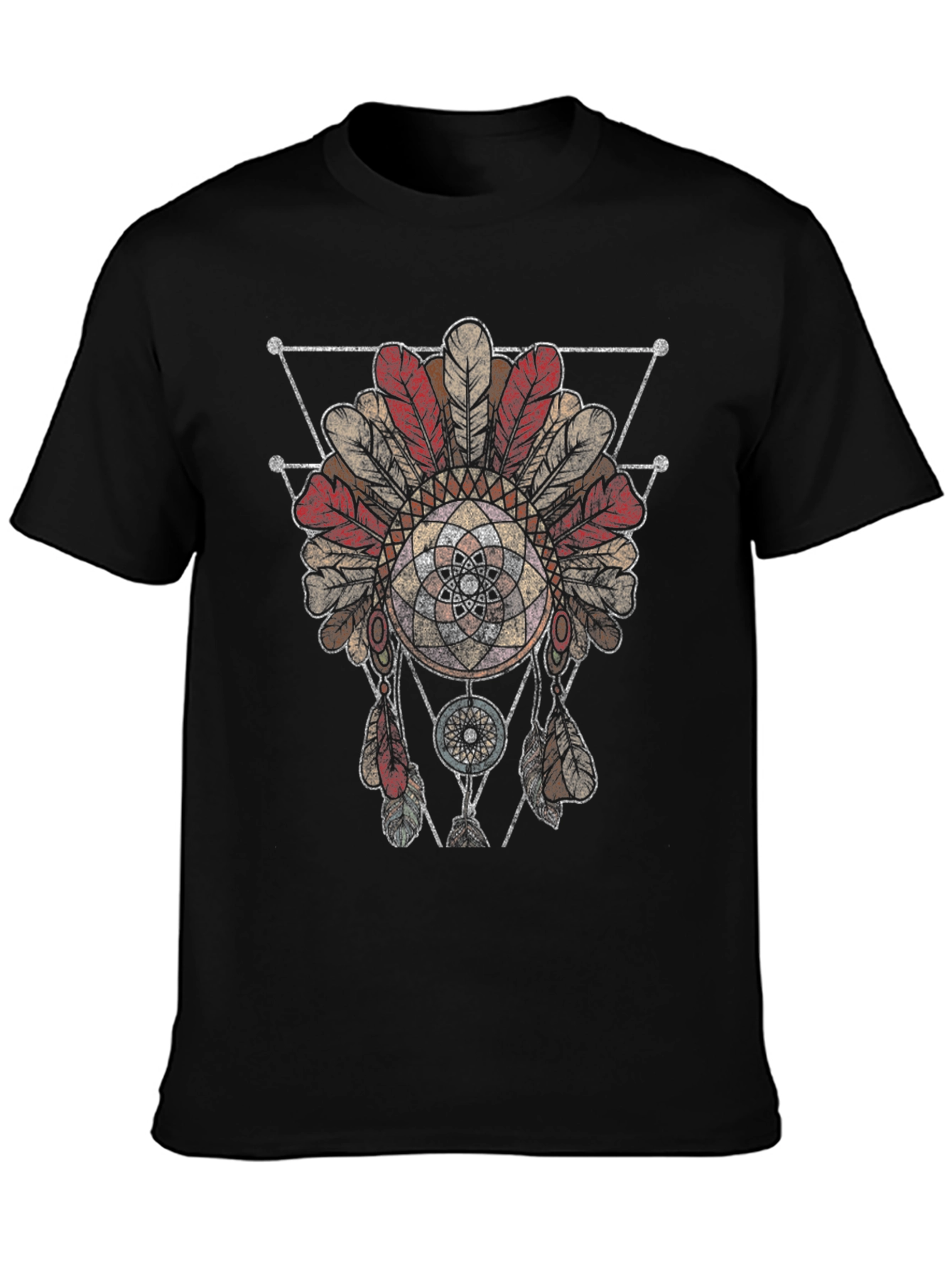 Dreamcatcher Graphic Tee - Native American Style Shirt