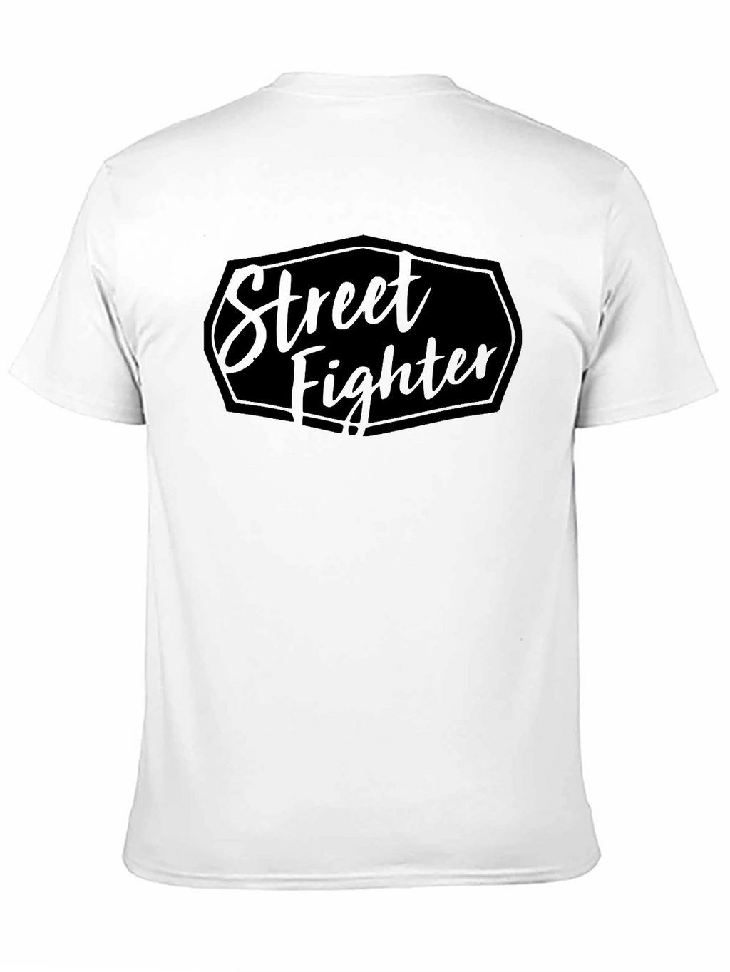 Street Fighter Black Tee - Classic Game Style