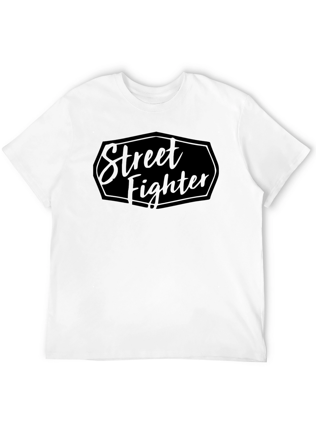 Street Fighter Black Tee - Classic Game Style