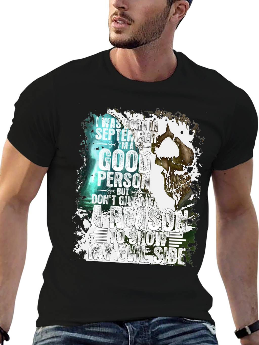 September Born Good Person Evil Side T-Shirt