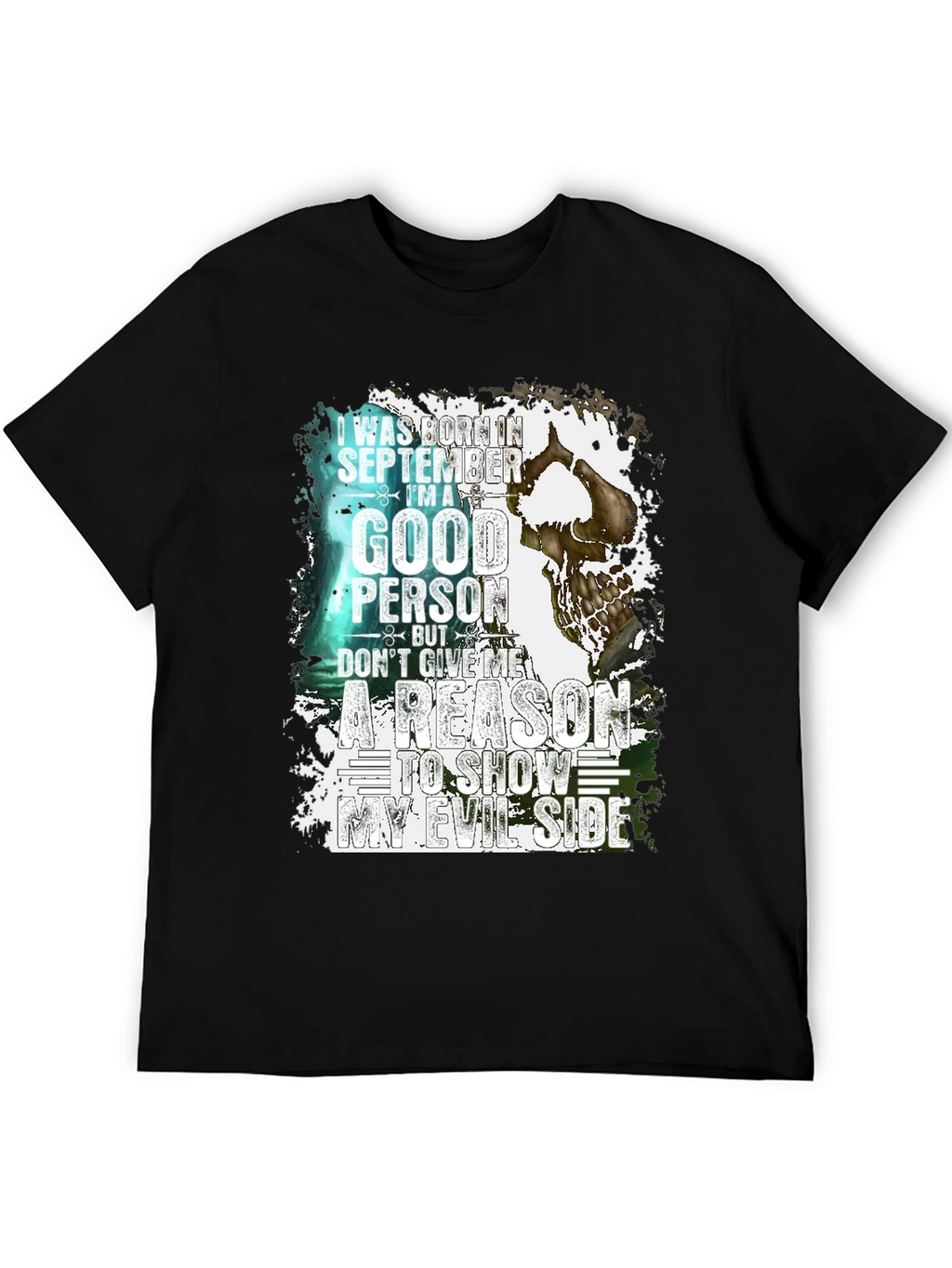 September Born Good Person Evil Side T-Shirt