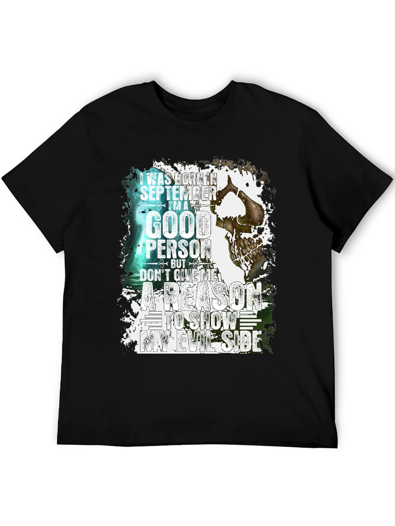 September Born Good Person Evil Side T-Shirt