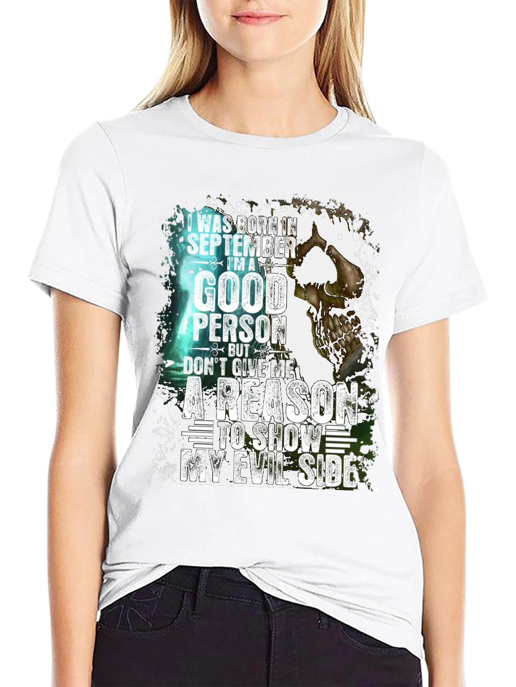 September Born Good Person Evil Side T-Shirt