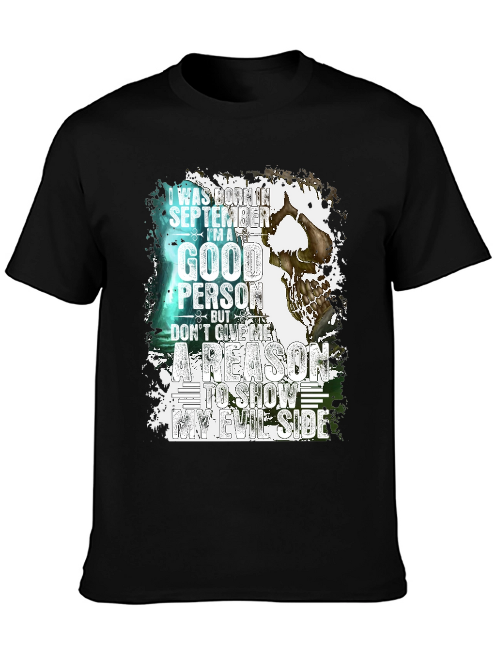 September Born Good Person Evil Side T-Shirt