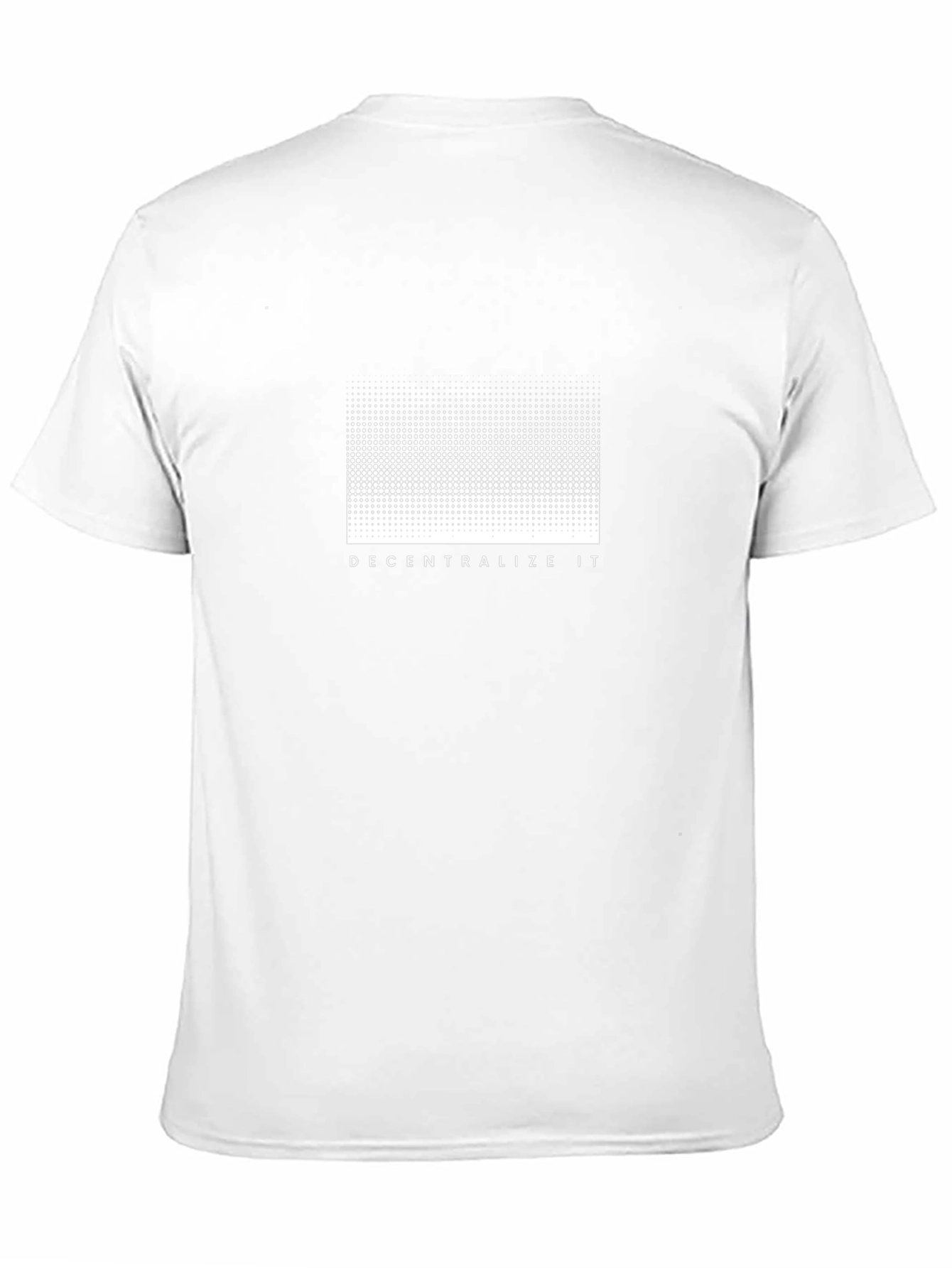 Decentralize It Graphic Tee - Modern Black T-Shirt