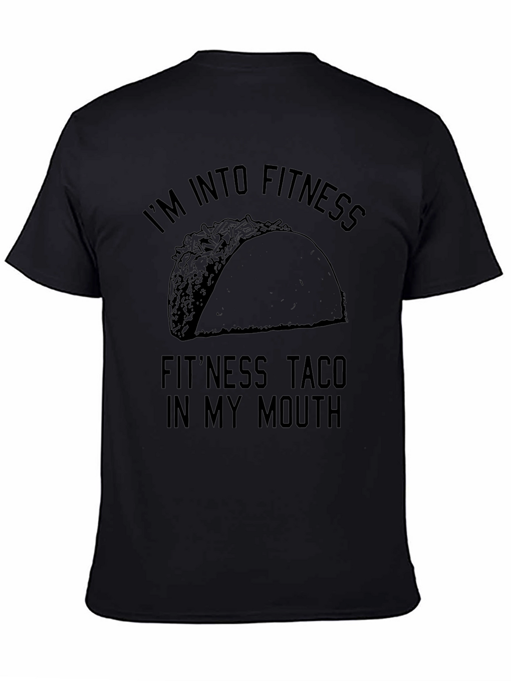 Fitness Taco Funny Graphic Tee Shirt