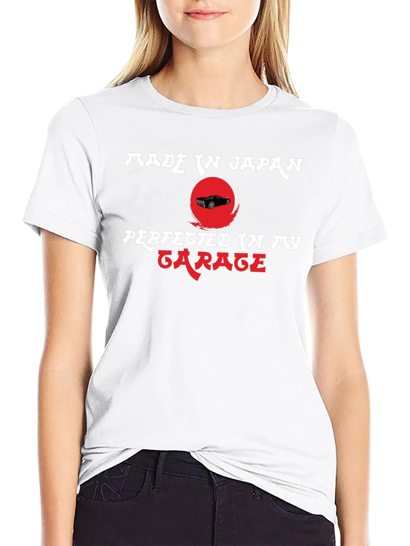 Made in Japan Perfected in My Garage Tee