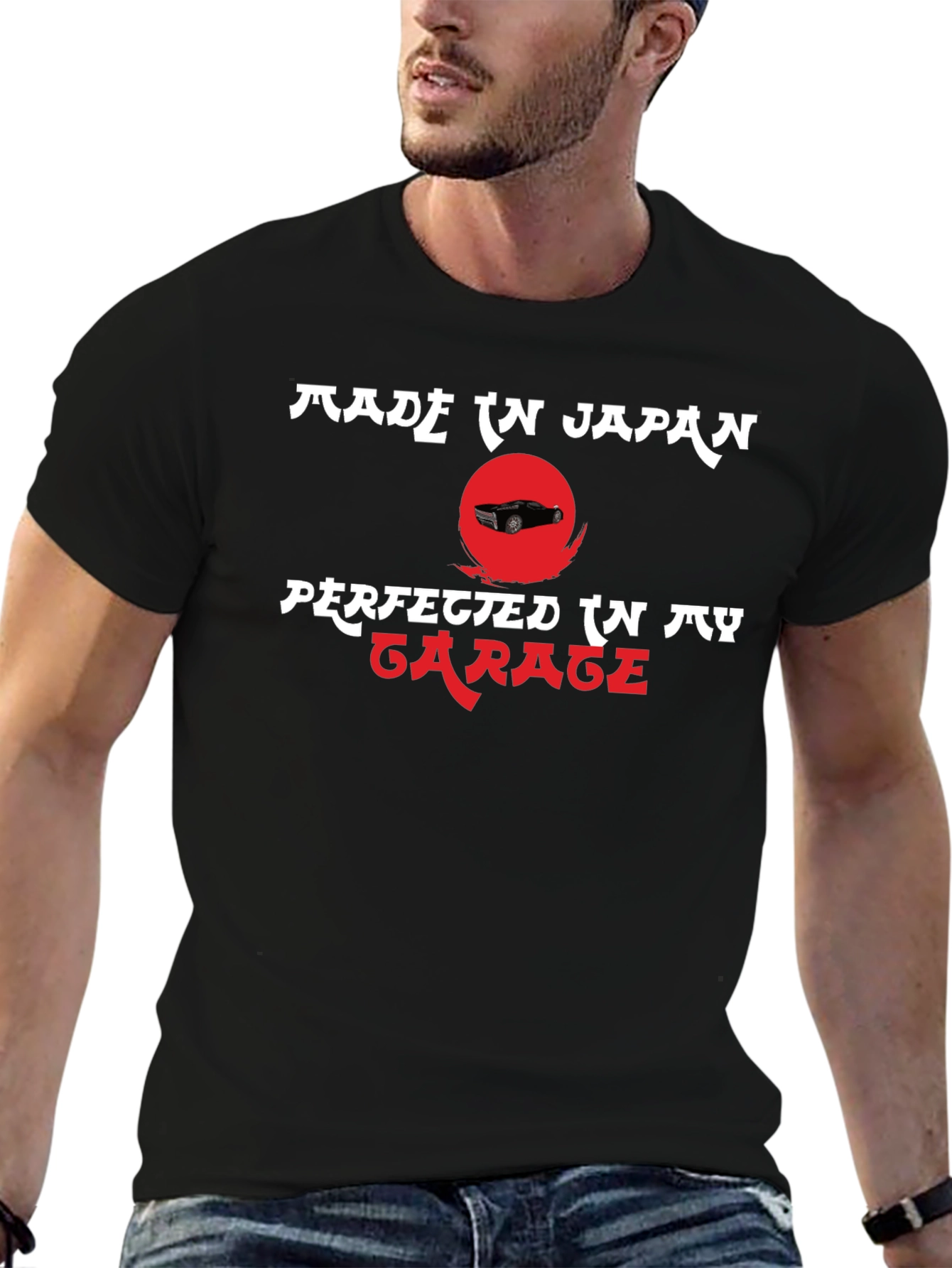 Made in Japan Perfected in My Garage Tee