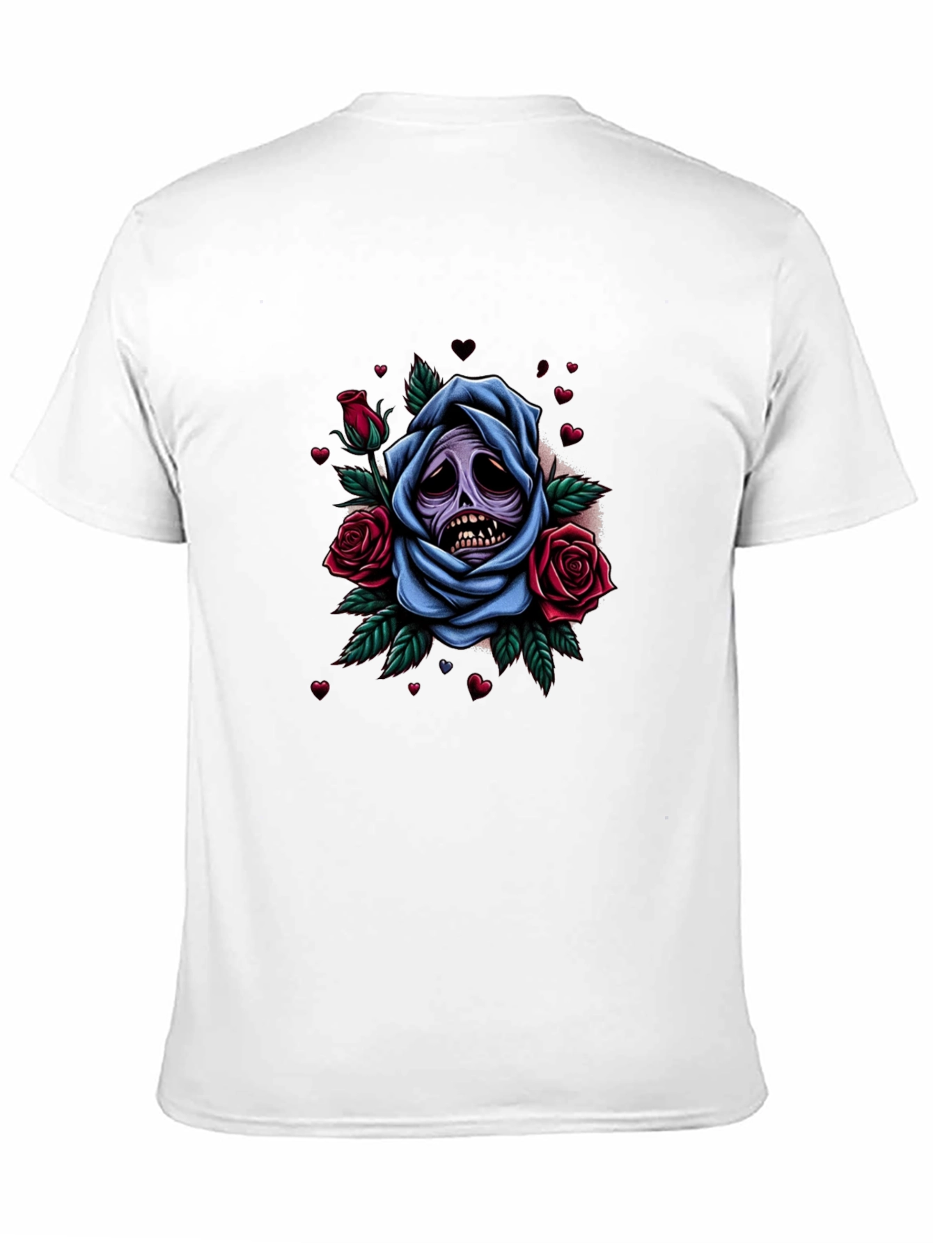 Grim Rose Graphic Tee - Dark Humor Apparel