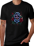 Grim Rose Graphic Tee - Dark Humor Apparel