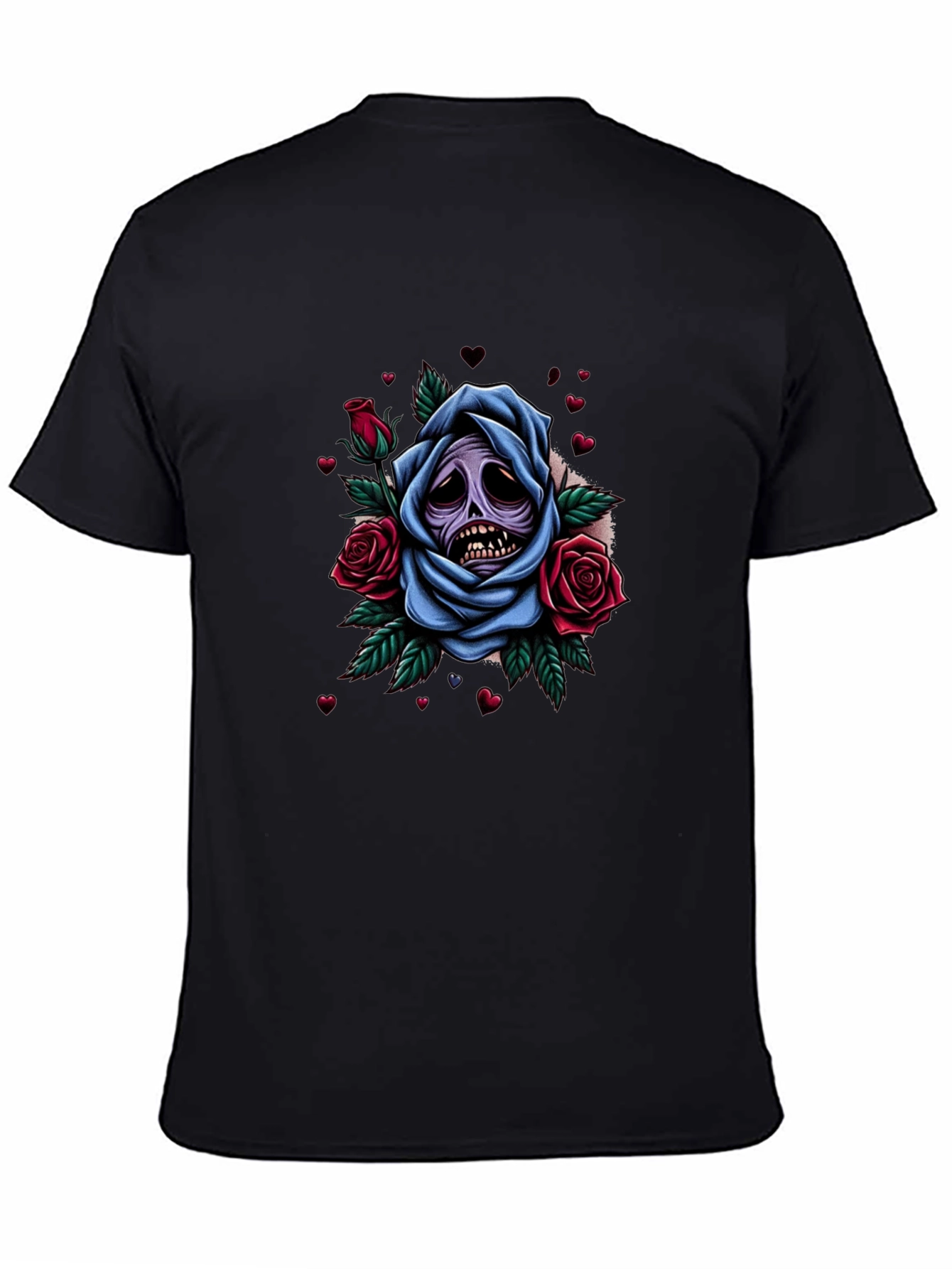 Grim Rose Graphic Tee - Dark Humor Apparel