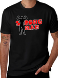 Strong Man Black T-Shirt Graphic Tee