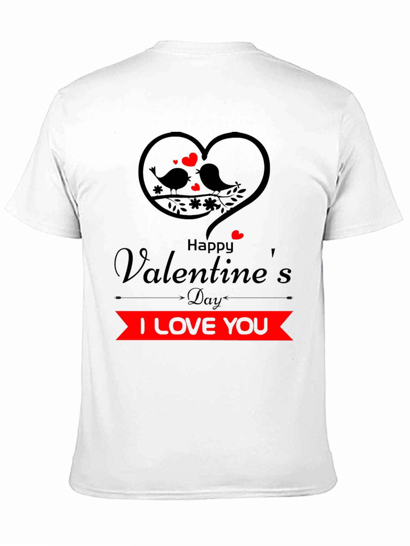 Valentines Day I Love You Graphic Tee