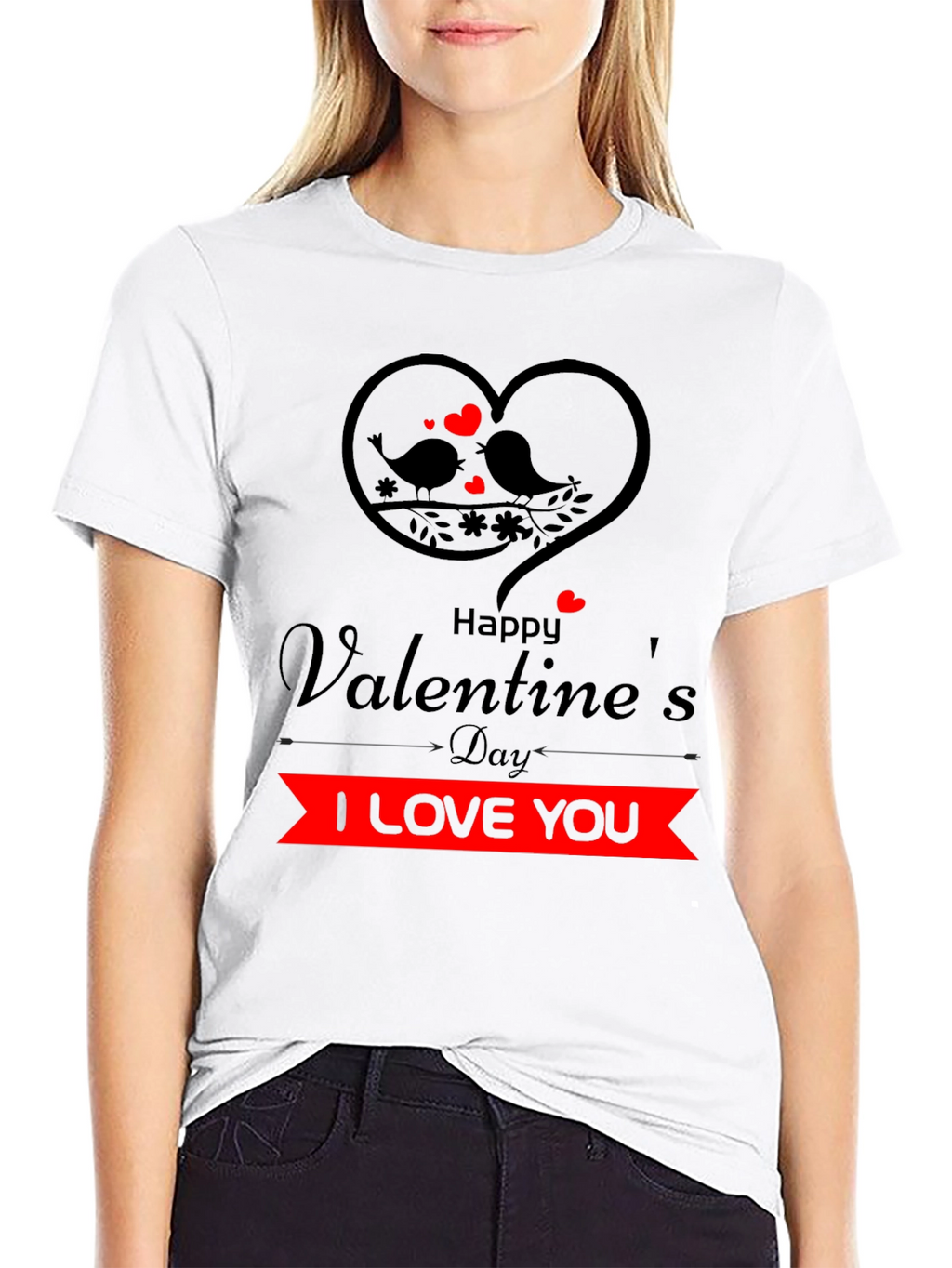 Valentines Day I Love You Graphic Tee