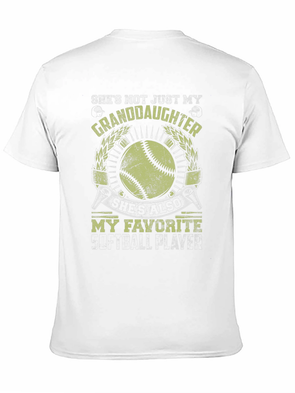 Softball Granddaughter T-Shirt - Favorite Player Tee
