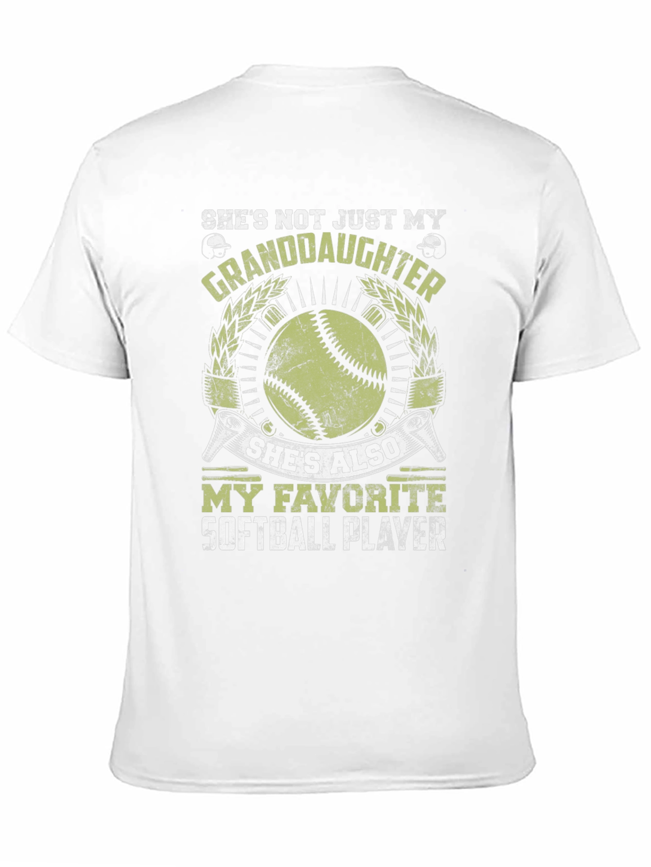 Softball Granddaughter T-Shirt - Favorite Player Tee
