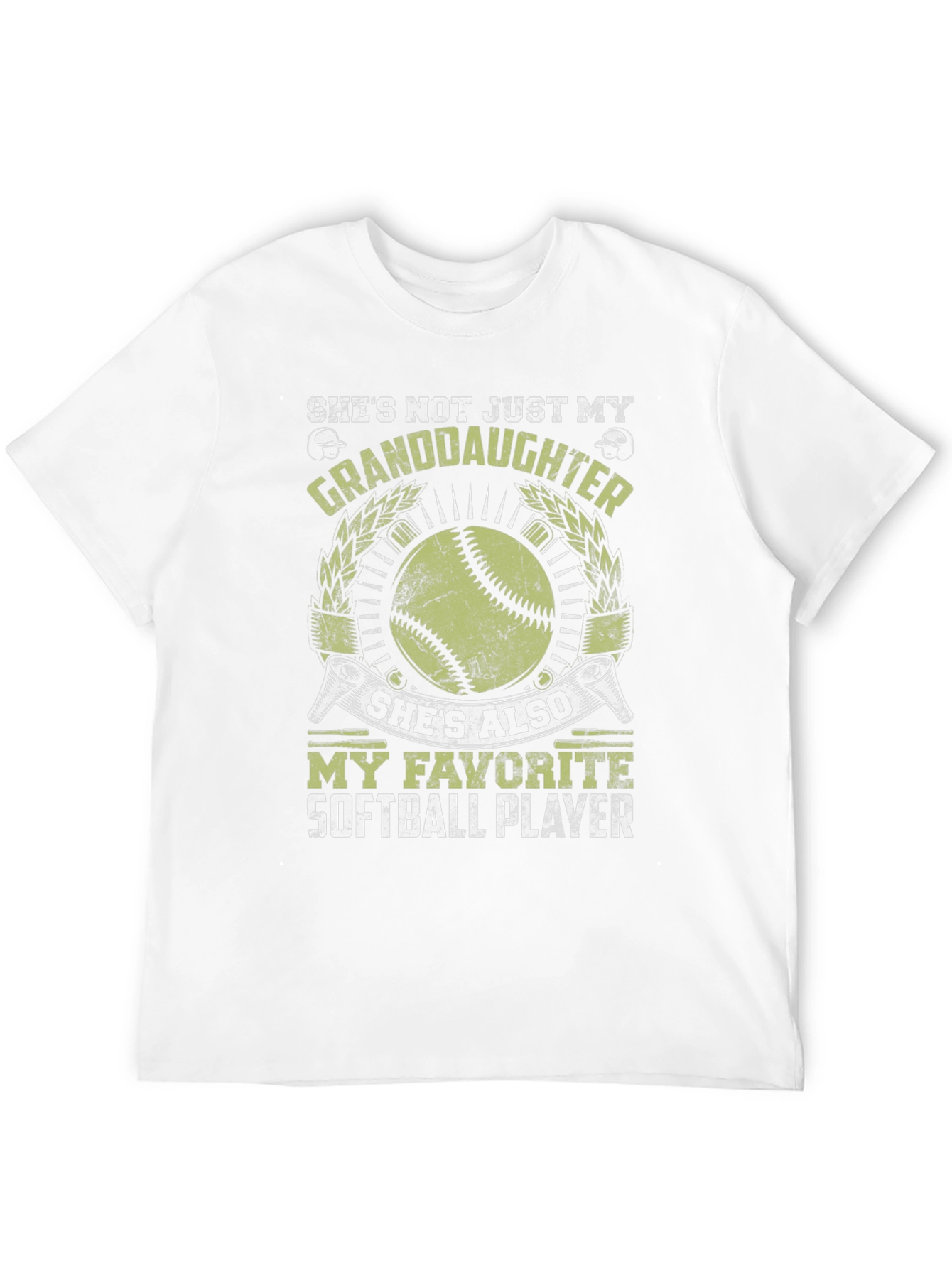 Softball Granddaughter T-Shirt - Favorite Player Tee