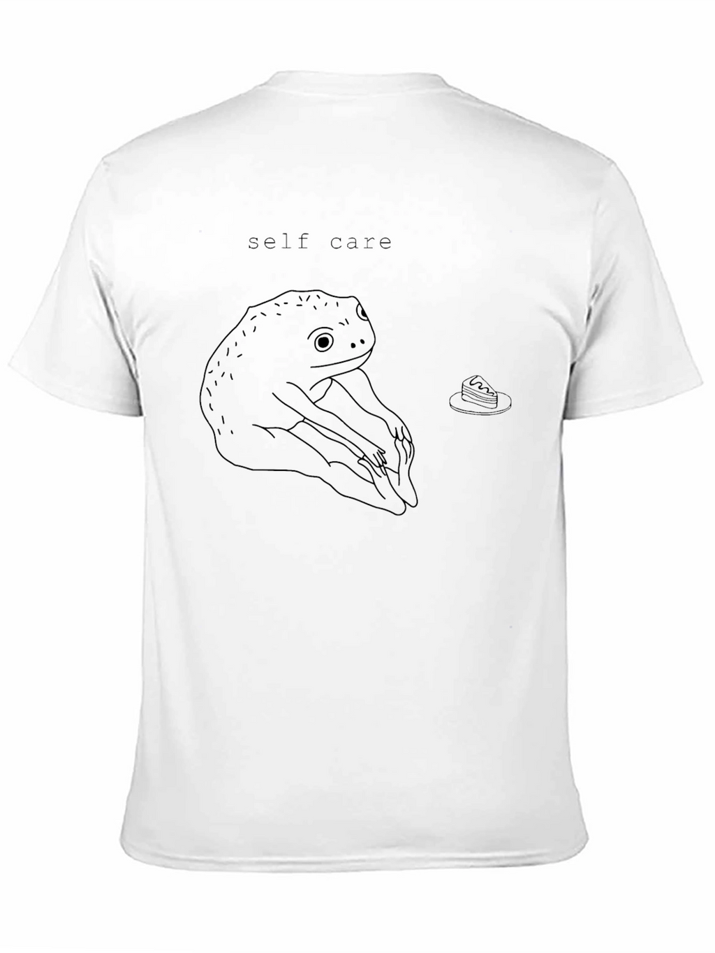 Self Care Frog Graphic Tee - Black T-Shirt