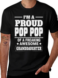 Proud Pop Pop Granddaughter T-Shirt