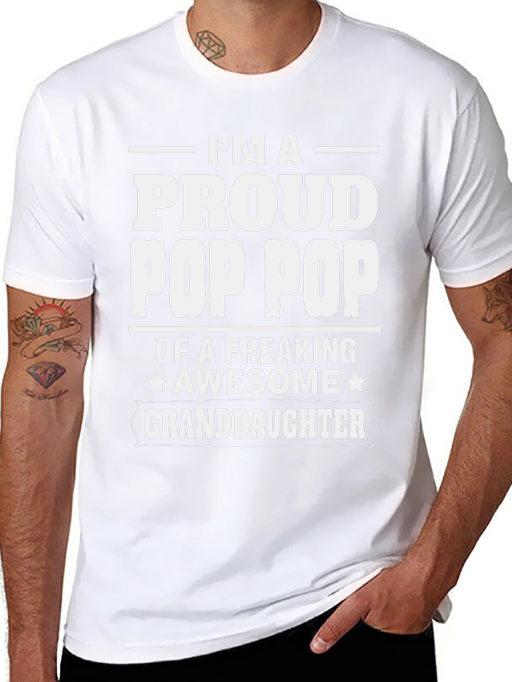 Proud Pop Pop Granddaughter T-Shirt