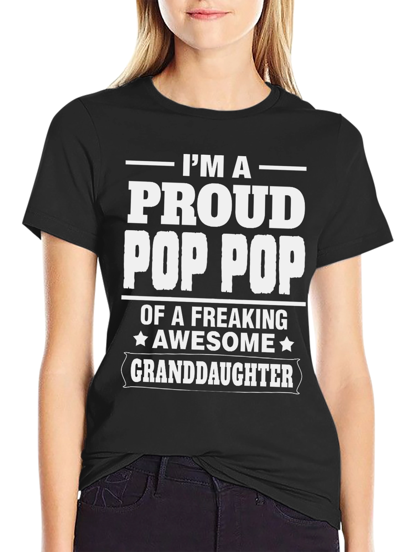 Proud Pop Pop Granddaughter T-Shirt