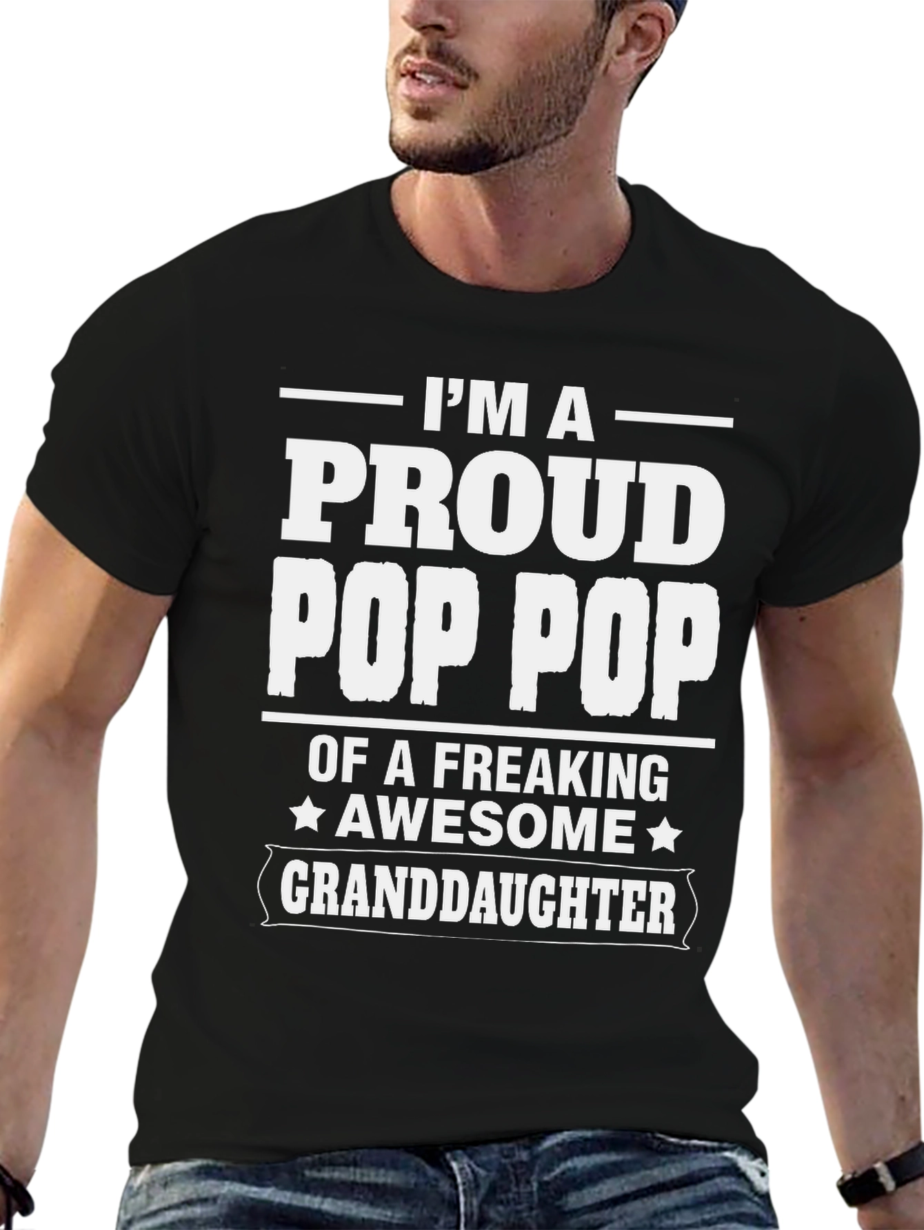 Proud Pop Pop Granddaughter T-Shirt