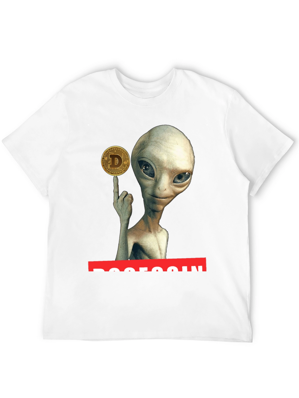 Alien Dogecoin T-Shirt - Crypto Tee