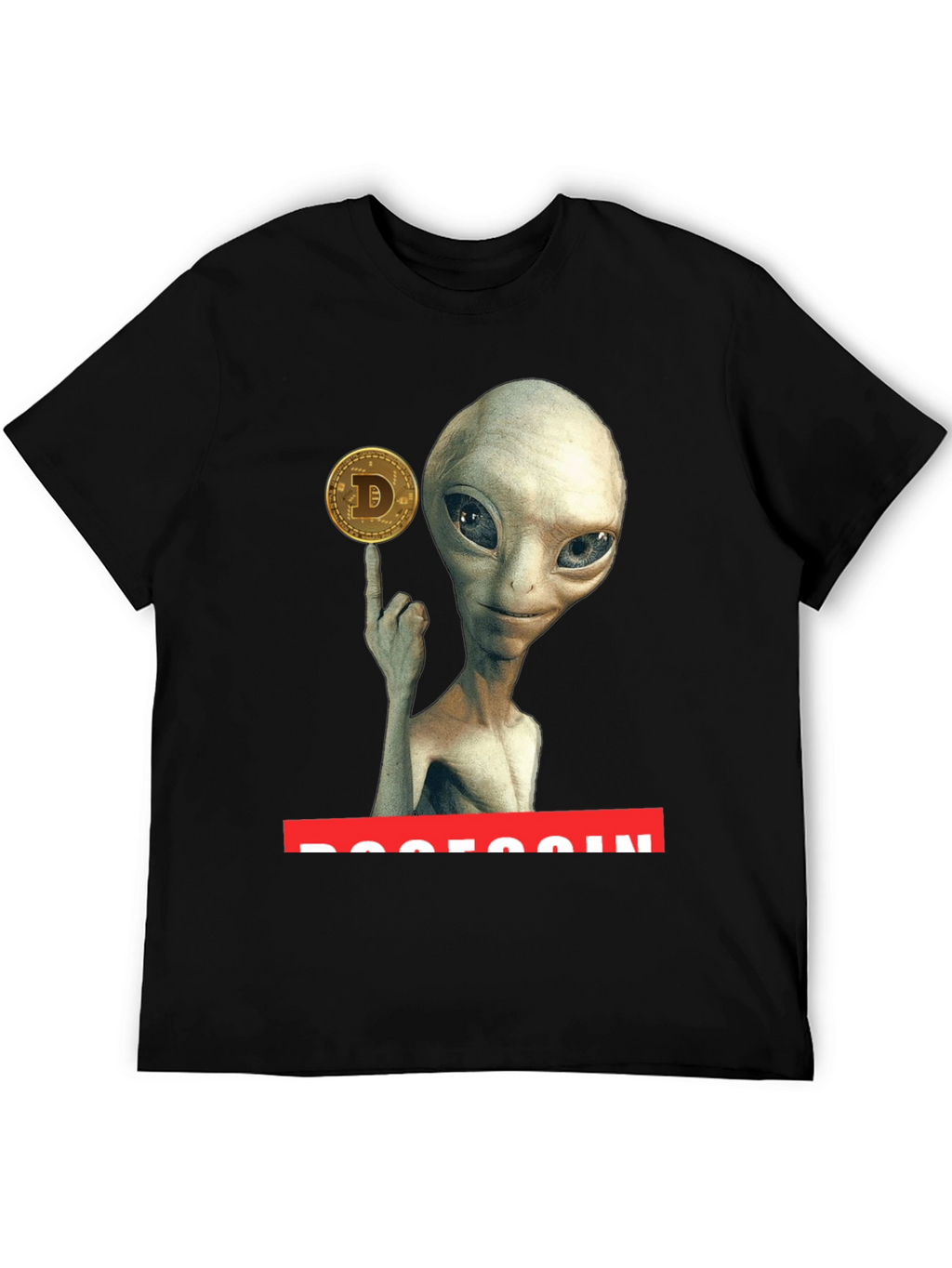Alien Dogecoin T-Shirt - Crypto Tee