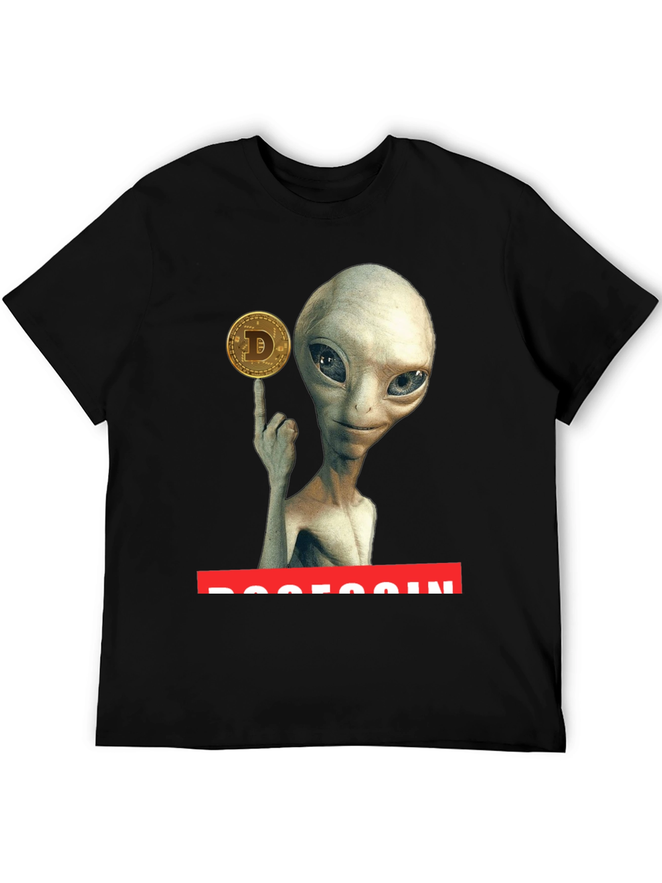 Alien Dogecoin T-Shirt - Crypto Tee