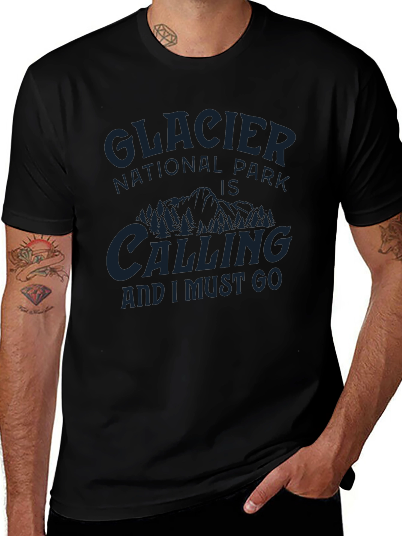Glacier National Park Calling T-Shirt