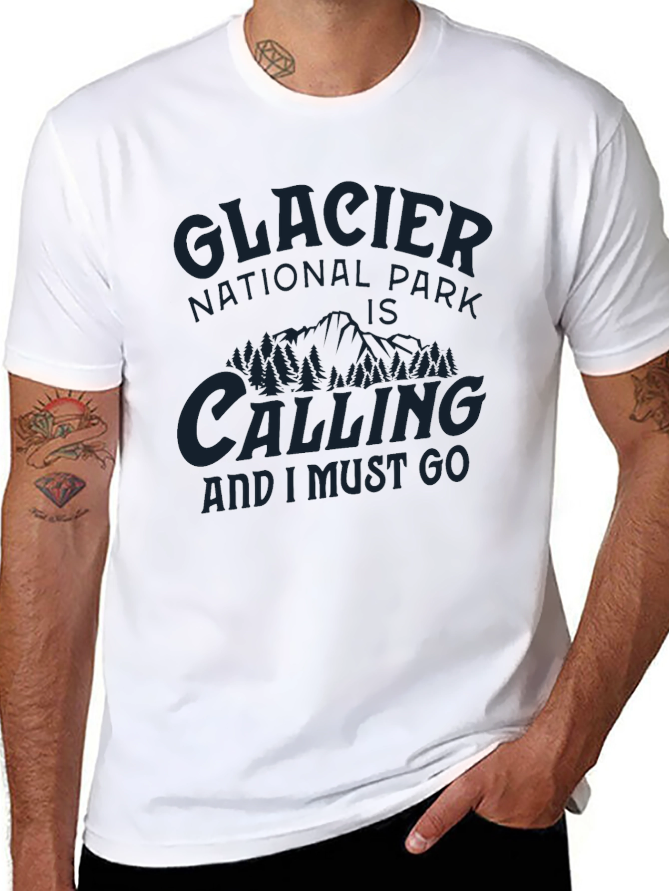 Glacier National Park Calling T-Shirt