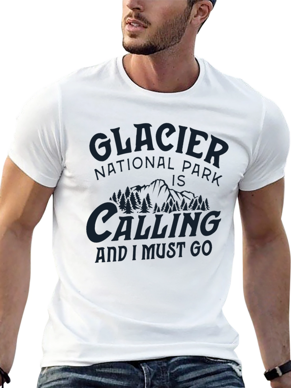 Glacier National Park Calling T-Shirt