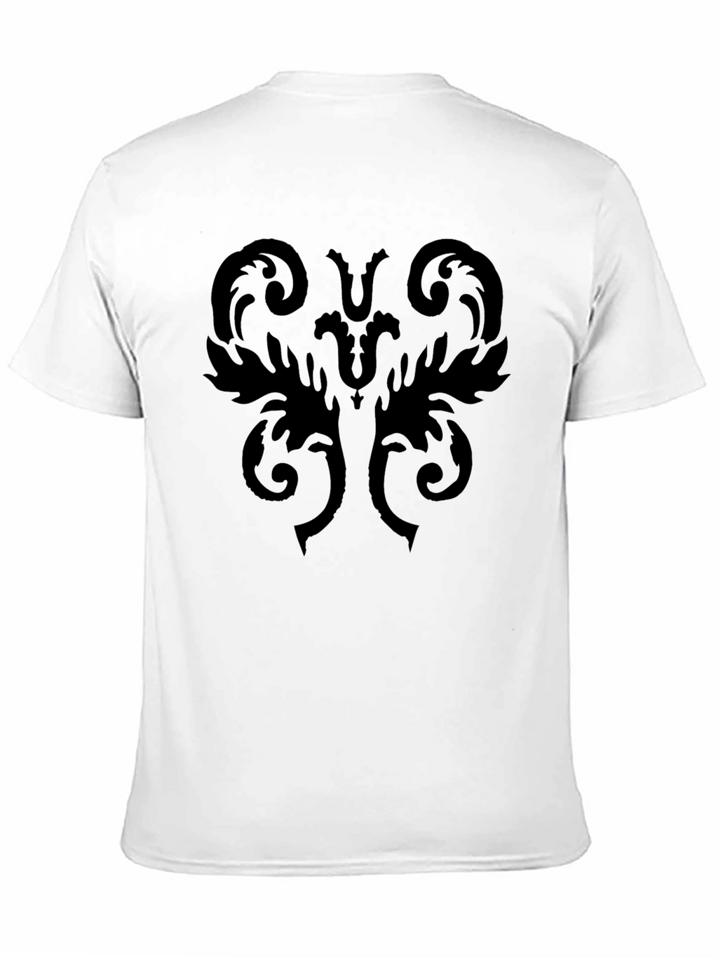 Black Ornamental Graphic Tee