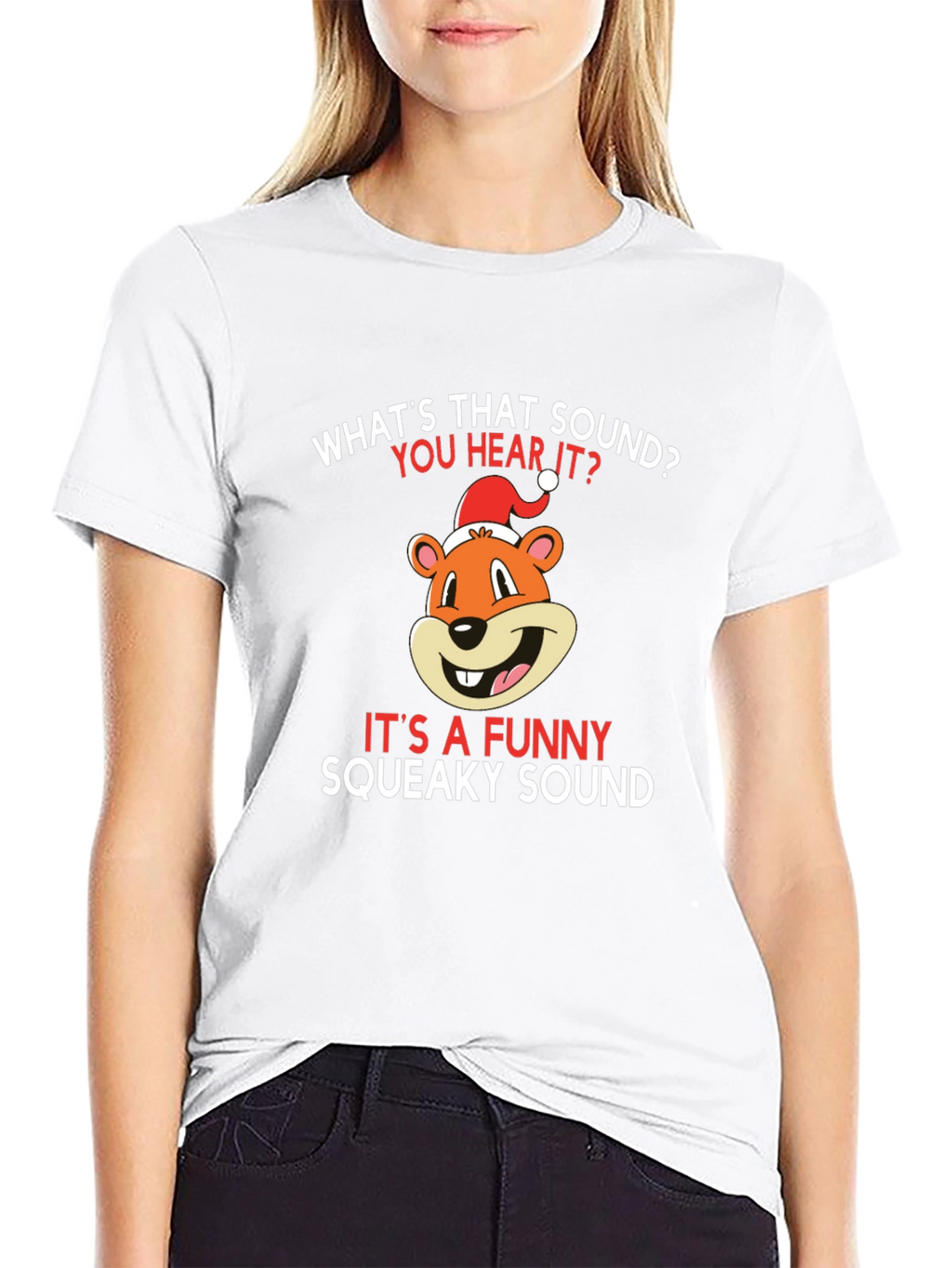 Funny Squeaky Sound Christmas T-Shirt