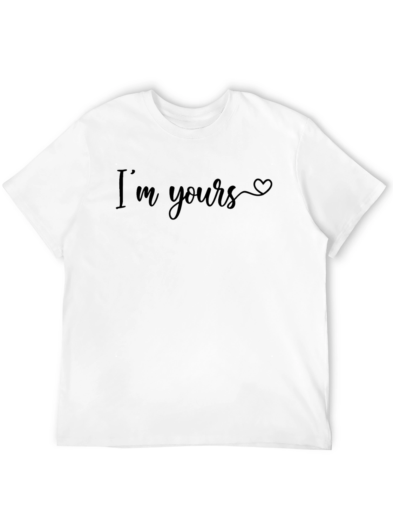 Im Yours Graphic Tee - Black Casual Top