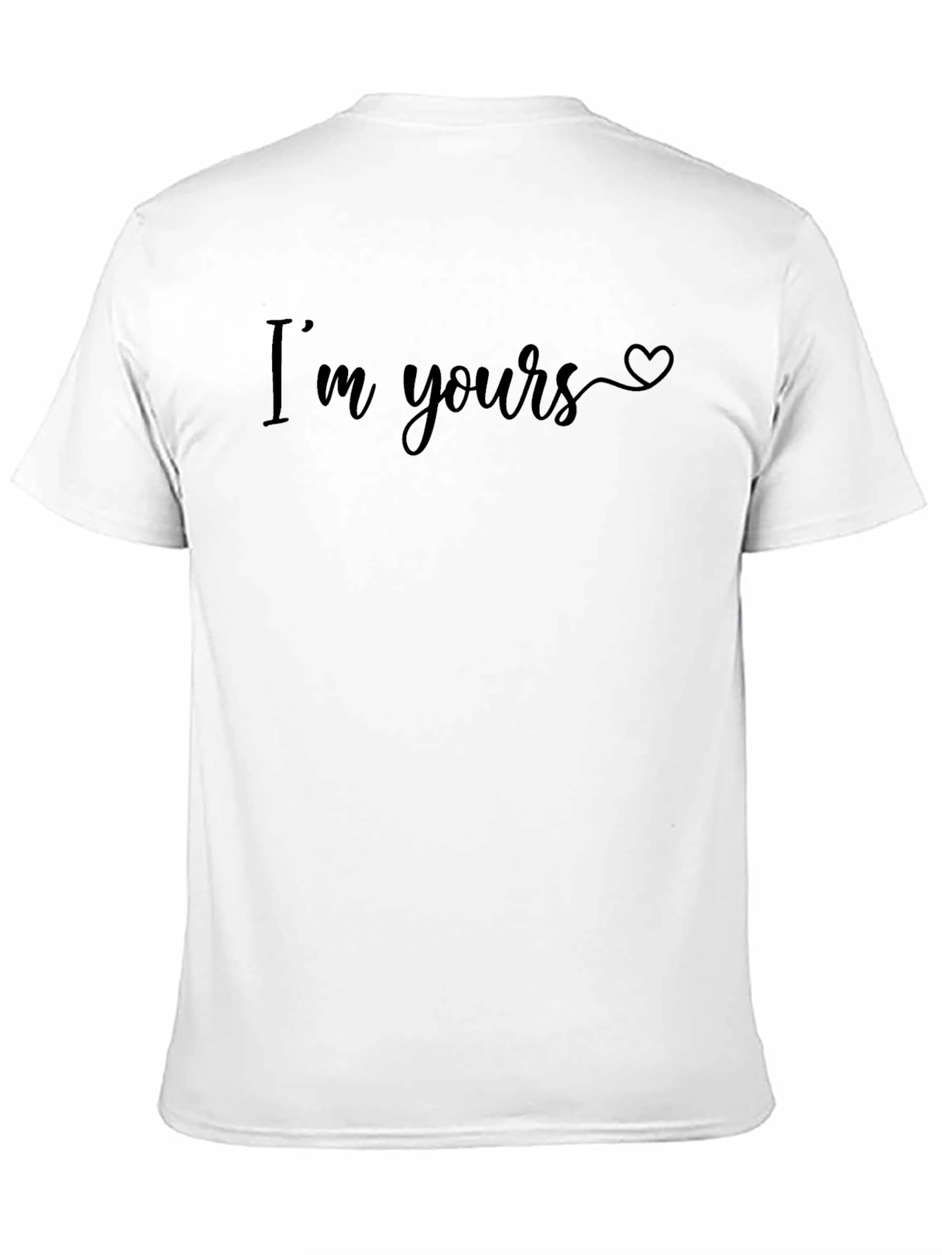 Im Yours Graphic Tee - Black Casual Top