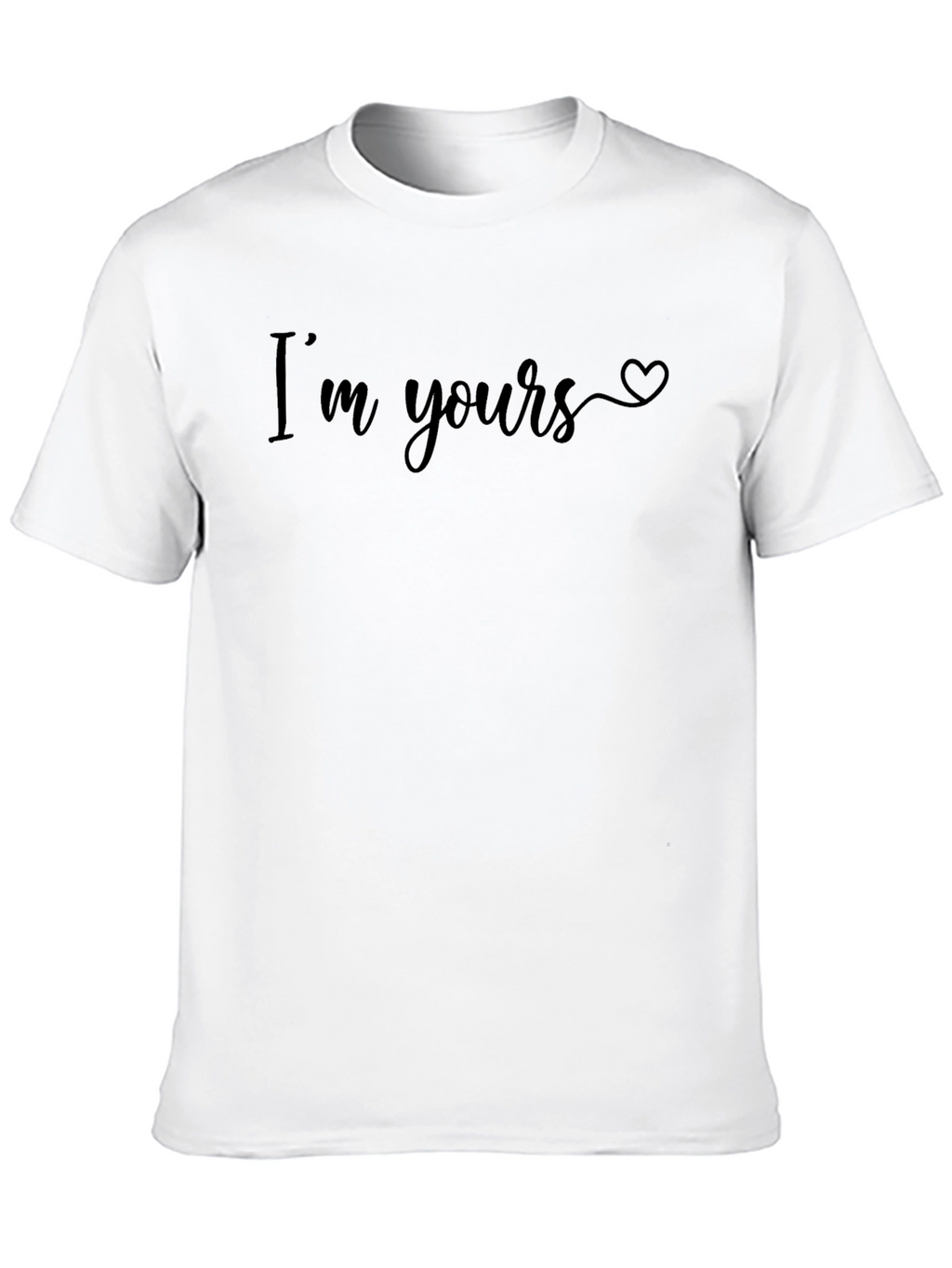 Im Yours Graphic Tee - Black Casual Top