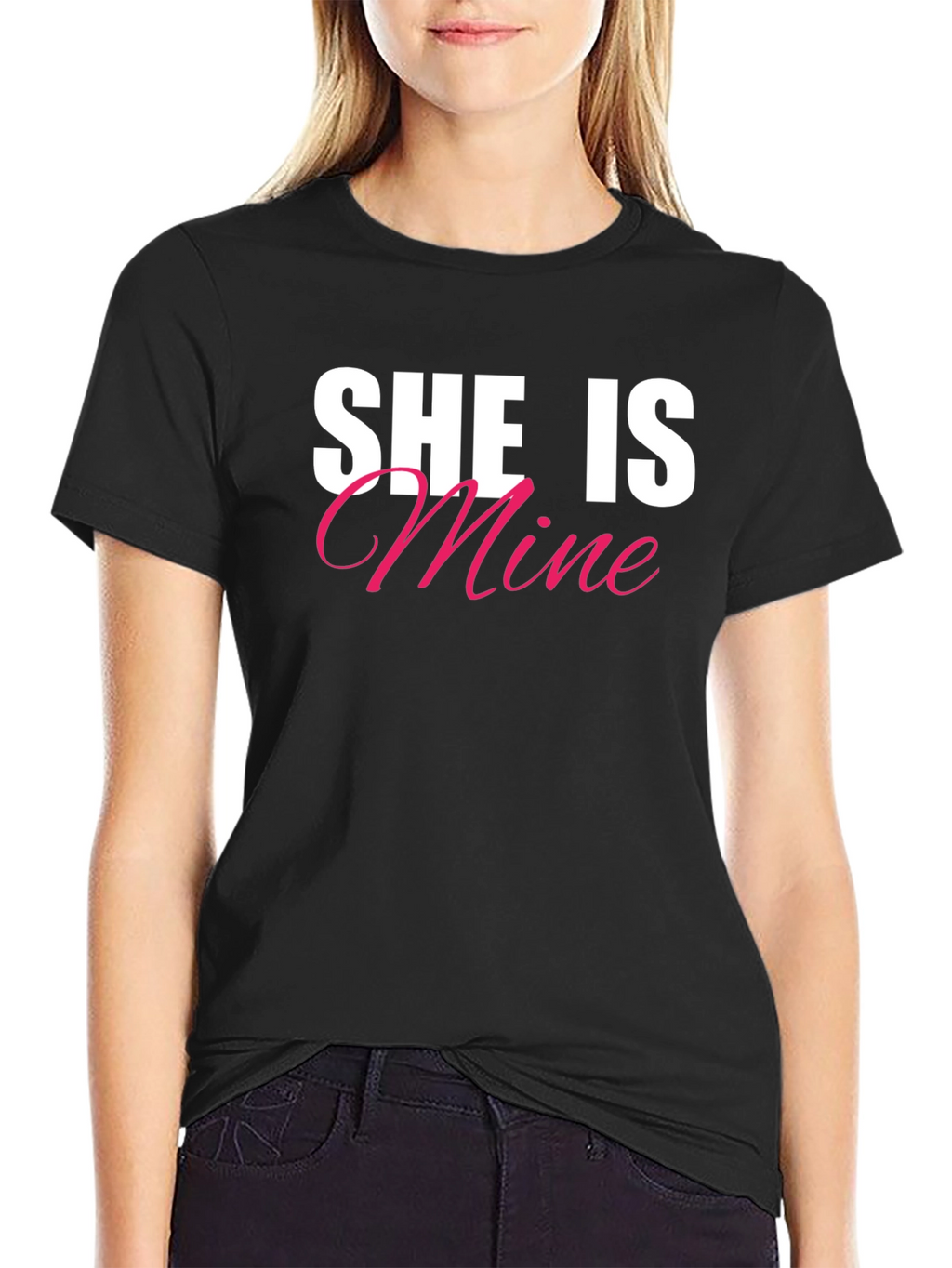 She Is Mine T-Shirt - Couples Matching Tee