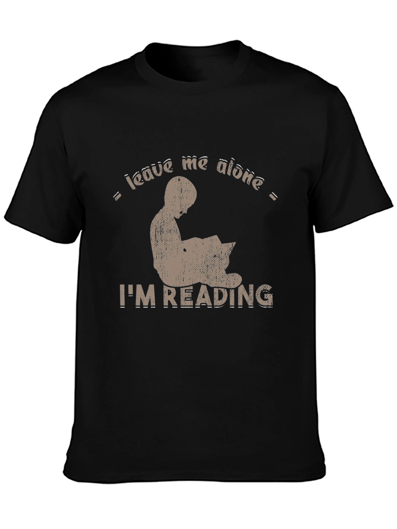 Leave Me Alone Im Reading Black T-Shirt