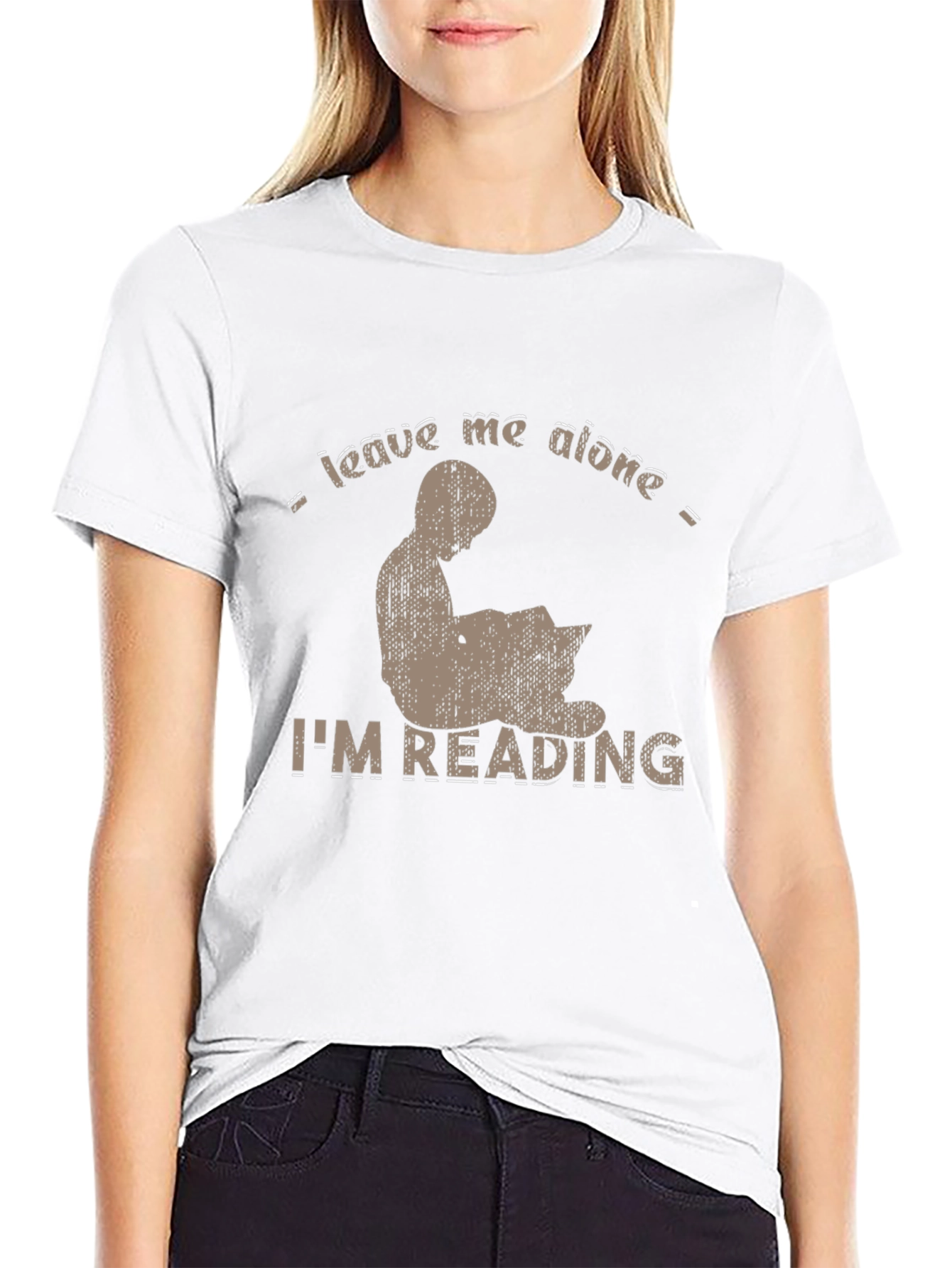 Leave Me Alone Im Reading Black T-Shirt