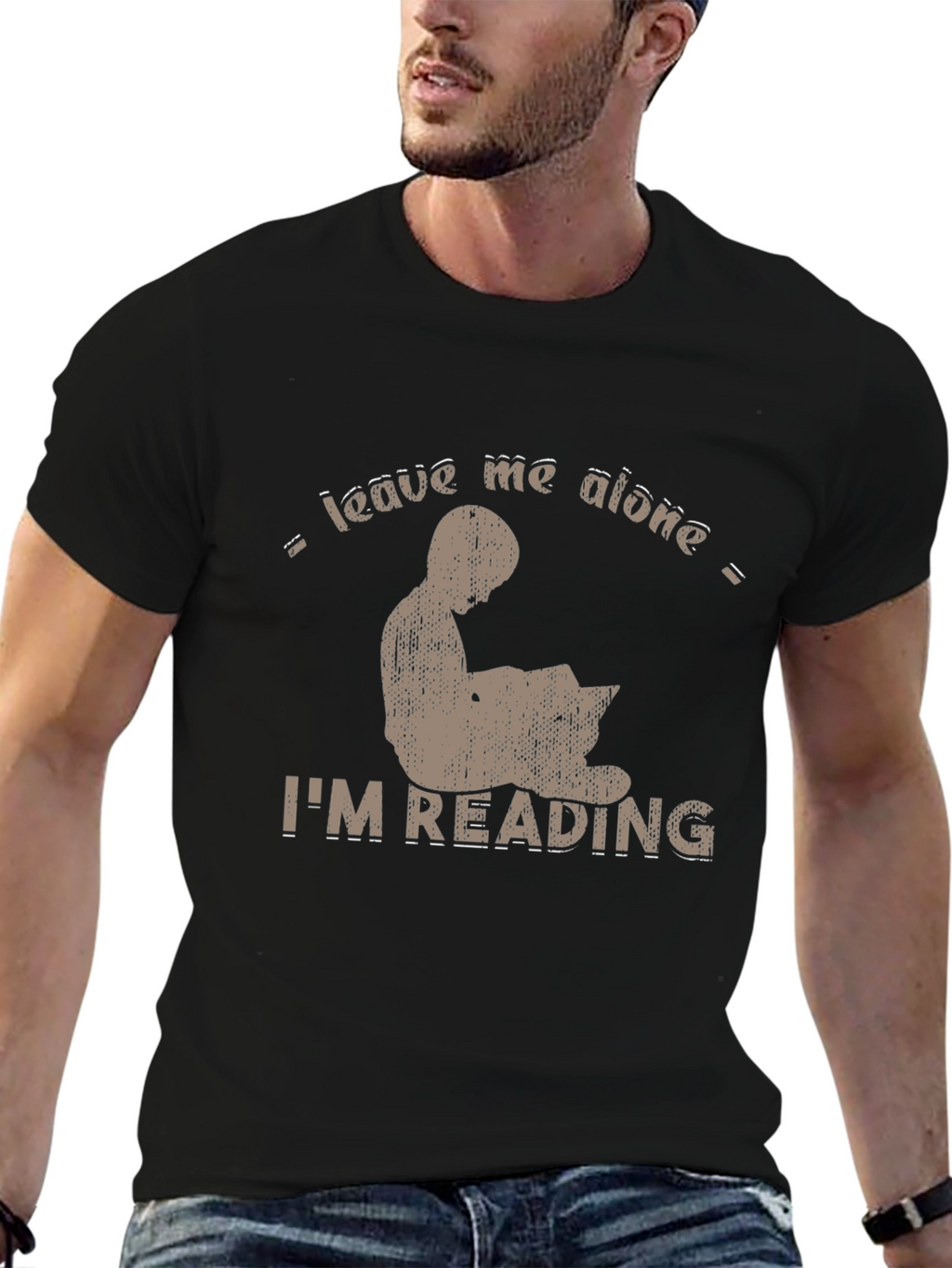 Leave Me Alone Im Reading Black T-Shirt